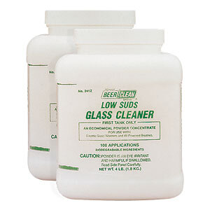 Beer Clean® Glass Cleaner - Low Suds - 4 lb Tub