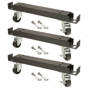 3 Channel Bars with 6 Casters