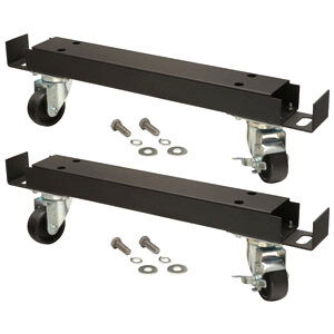 2 Channel Bars with 4 Casters