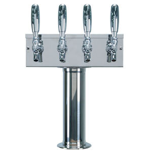 "T" Style Tower - 4 Faucets