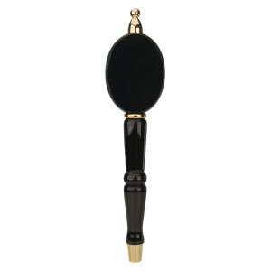 Black Oval Face Tap Handle
