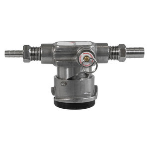 Low Profile D System Keg Tap Coupler – Stainless Steel 