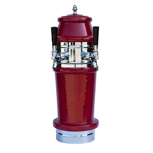 Roman Ceramic 2 Tap Draft Tower – Air Cooled – Strawberry Red 