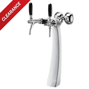  Falco Ice Glycol Cooled 2 Tap Beer Tower - Medallion 