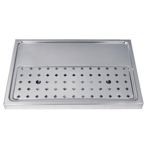 15-3/4" Stainless Steel Drip Tray without rinser