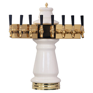 Vienna Ceramic 8 Faucet Beer Tap Tower – Glycol Cooled