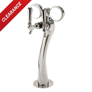 Lucky Two Tap Tower – Air Cooled – Chrome Finish