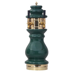 Braumeister Ceramic Dual Faucet Draft Tower – Air Cooled – Emerald Green 