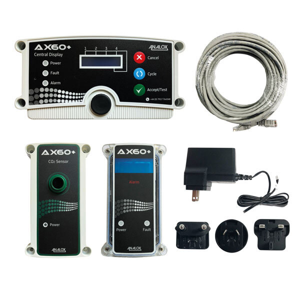 Micro Matic MM-AX60-AP1 Analox 60 CO2 Leak Detector Includes