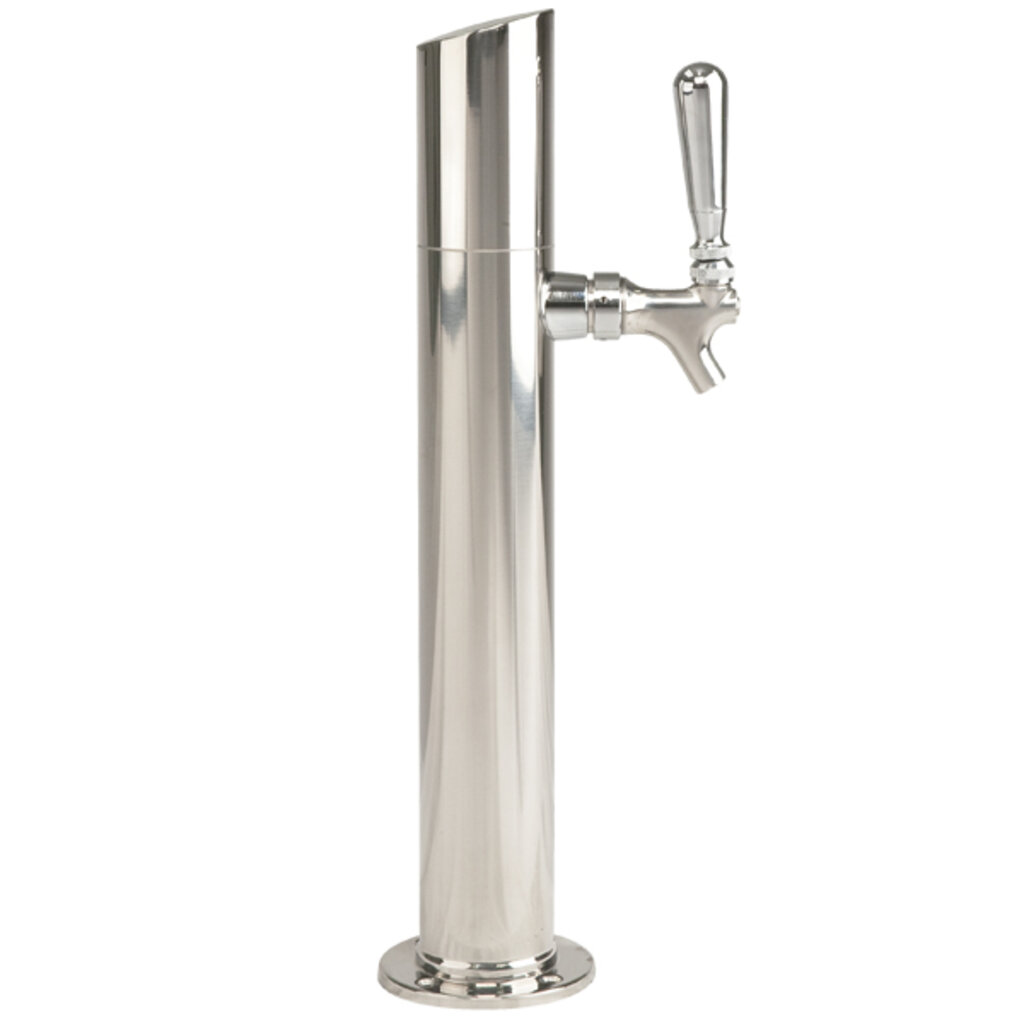 1*Draft Beer Single Faucet Tower Keg Kegerator Single Tap Beer Tower  Stainless