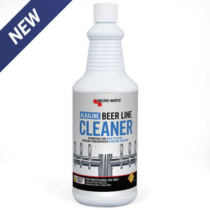 Micro Matic Beer Line Cleaner Alkaline - 32 oz Bottle 