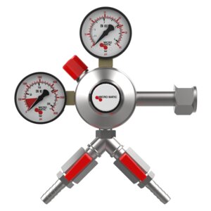 Premium Plus Dual Pressure CO2 Regulator – Primary – Low Pressure – 0-60 PSI