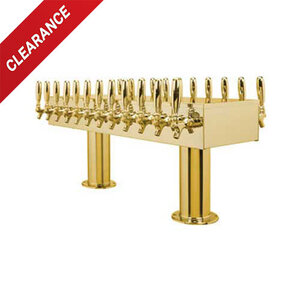 Double Service 24 Tap Beer Tower - Glycol Cooled 