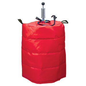 Keg Insulator Jacket for Half Barrel – Red Vinyl 