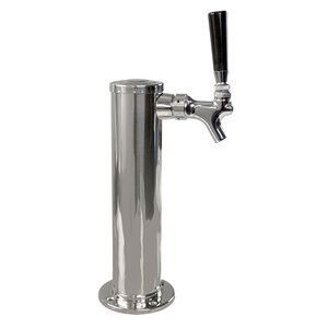 Stainless Steel Beer Tower – Air Cooled – 1 Faucet – 2-1/2" Column
