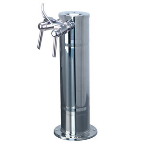 Wine Tower - 4" Column - 2 Faucets - Air Cooled