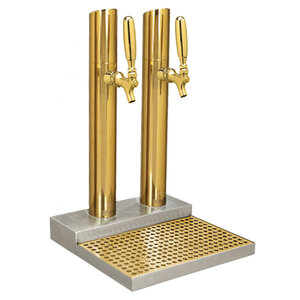 Skyline Dual Faucet Tower – Glycol Cooled – PVD Brass