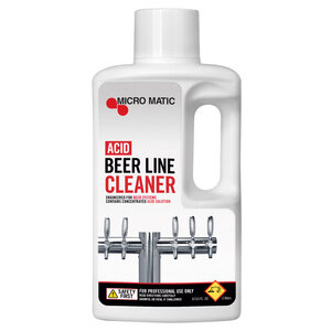 Micro Matic Acid Beer Line Cleaner - 68 oz Bottle