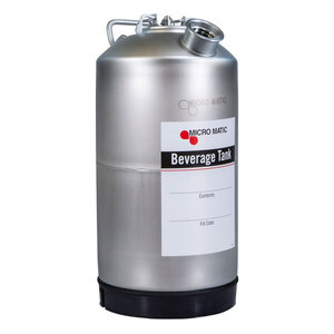 Beverage Mixer Tank – D System – 18 Liter – Stainless Steel