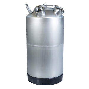 Beer Line 4 Valve Cleaning Can - Stainless Steel - 4.8 Gallon 