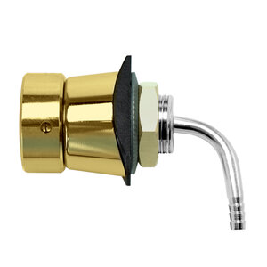 Beer Brass Elbow Shank - 1-7/8"L with 3/16" Bore