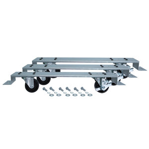 3 Channel Bars - 6 Casters - for 68", 78", & 94" ADA Units