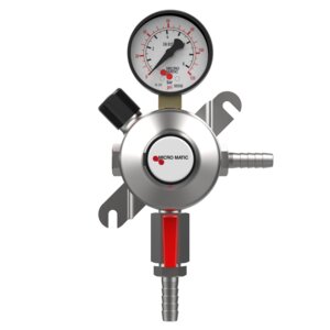 Premium Plus CO2 Secondary Regulator – High Pressure – 1 Gauge – 0-120 PSI