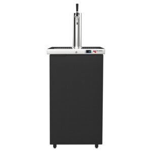 Pro-Line™ Slim17-FlexiDraft™ Kegerator - 1 Faucet - (2) 1/6 Kegs - 17-1/2" - Black Vinyl