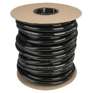 3/8" I.D. - Black Vinyl Hose - 100' Coil