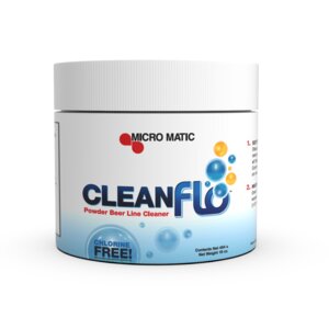 CleanFlo® Powder Beer Line Cleaner - 16 oz Tub