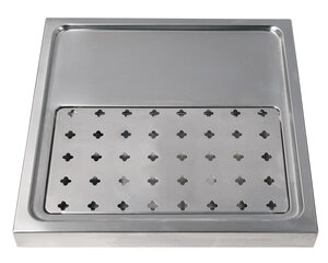 15-3/4" Drip Tray - Stainless Steel - No Rinser