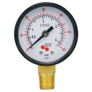 0-60 lb Regulator Gauge