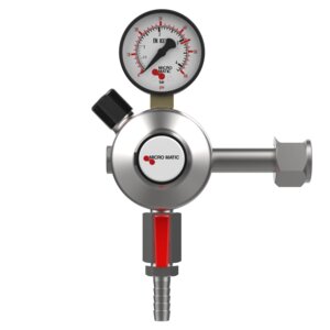 Premium Plus Single Gauge CO2 Regulator - Primary - Low Pressure - 0-60 PSI