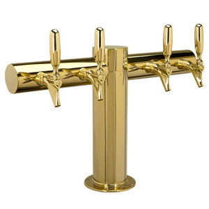 Metropolis "T" - PVD Brass - Glycol-Cooled - 4 Faucets