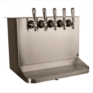 Under Bar Dispensing Cabinet - 5 Faucet - Glycol-Cooled