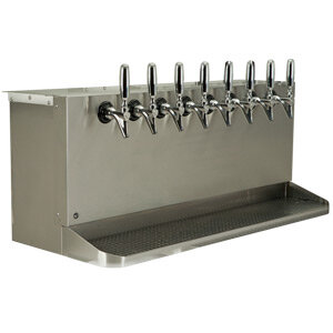 Under Bar Dispensing Cabinet - 8 Faucet - Glycol-Cooled