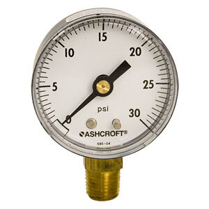 0-30 lb. Regulator Gauge