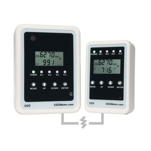 CO2 METER® Remote CO2 Storage Safety 3 Alarm 