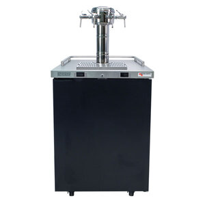 Pro-Line™ Wine Kegerator 4 Tap – Sommelier Tower – 25" - Black Vinyl