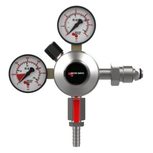 Premium Plus Double Gauge Nitrogen Beer Regulator - Primary - Low Pressure - 0-60 PSI