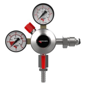 Premium Plus Double Gauge Nitrogen Regulator - Primary - High Pressure - 0-120 PSI