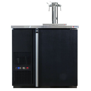 Pro-Line™ Wine Triple Tap Kegerator – Finesse Tower - 36-3/4" - Black Vinyl