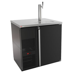 Pro-Line™ Kegerator - 1 Faucet - (1) 1/2 Keg - 36-3/4" - Black Vinyl