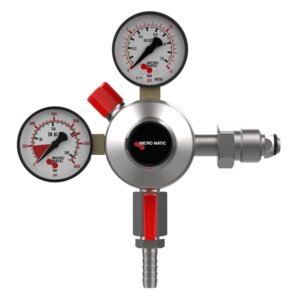 Premium Plus Beer Nitrogen Regulator - Low Pressure - 0-15 PSI - 2 Gauge