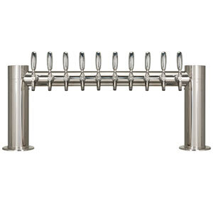 Metropolis "H" - 10 304 Faucets - Polished Stainless Steel - Glycol Cooled