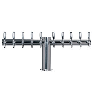 Metropolis "T" - 10 304 Faucets - Polished Stainless Steel - Glycol Cooled