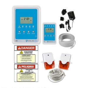 CO2Meter® Oxygen Deficiency Monitor with Dual Horn Strobe Bundle
