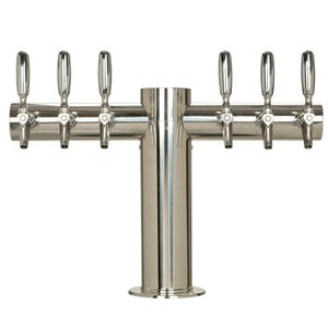 Metropolis "T" - 6 304 Faucets - Polished Stainless Steel - Glycol Cooled