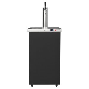 Pro-Line™ Slim17-FlexiDraft™ Kegerator - 1 Faucet - (2) 1/6 Kegs - 17-1/2" - Black Vinyl