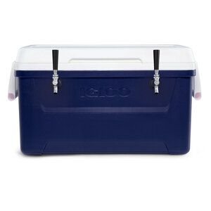 48 Qt - Coil Cooler - 2 Faucets - 100' Coils - Blue